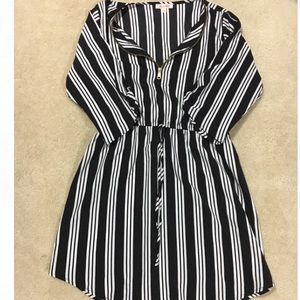 black/white striped dress ✨